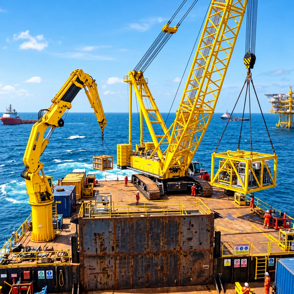 Guindaste de Plataforma Offshore / OFFSHORE CRANE