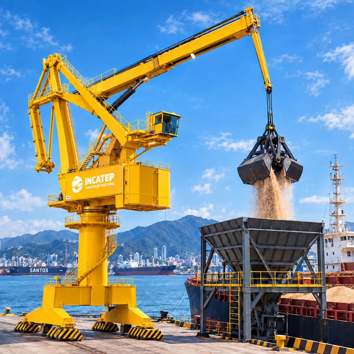 Guindaste Portuário de Equilíbrio / E-Crane